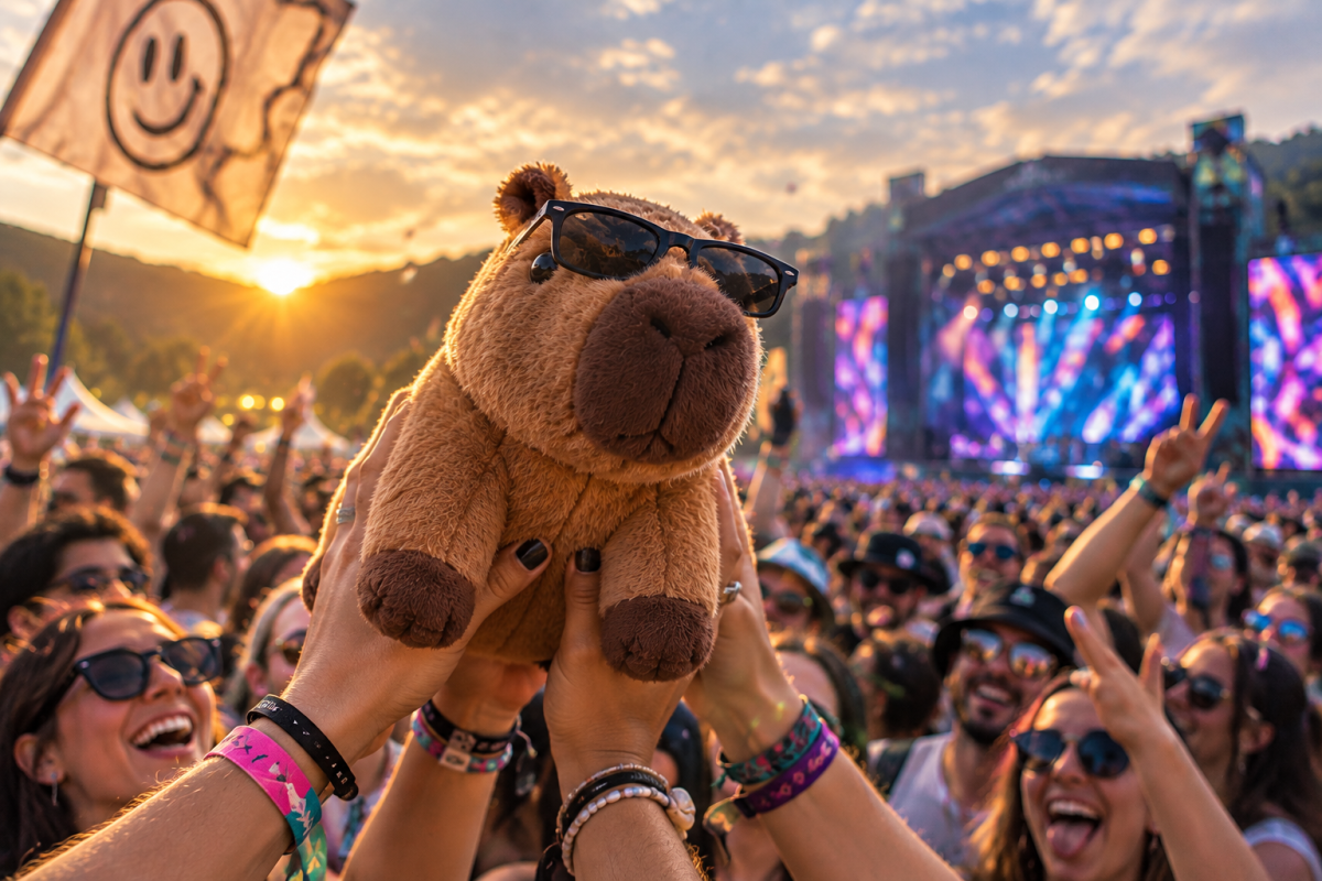 ¿Qué son las capibaras que se ven en los festivales?